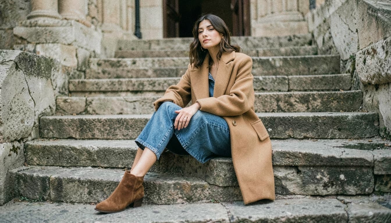 Cómo combinar botines con falda, vestido y pantalón