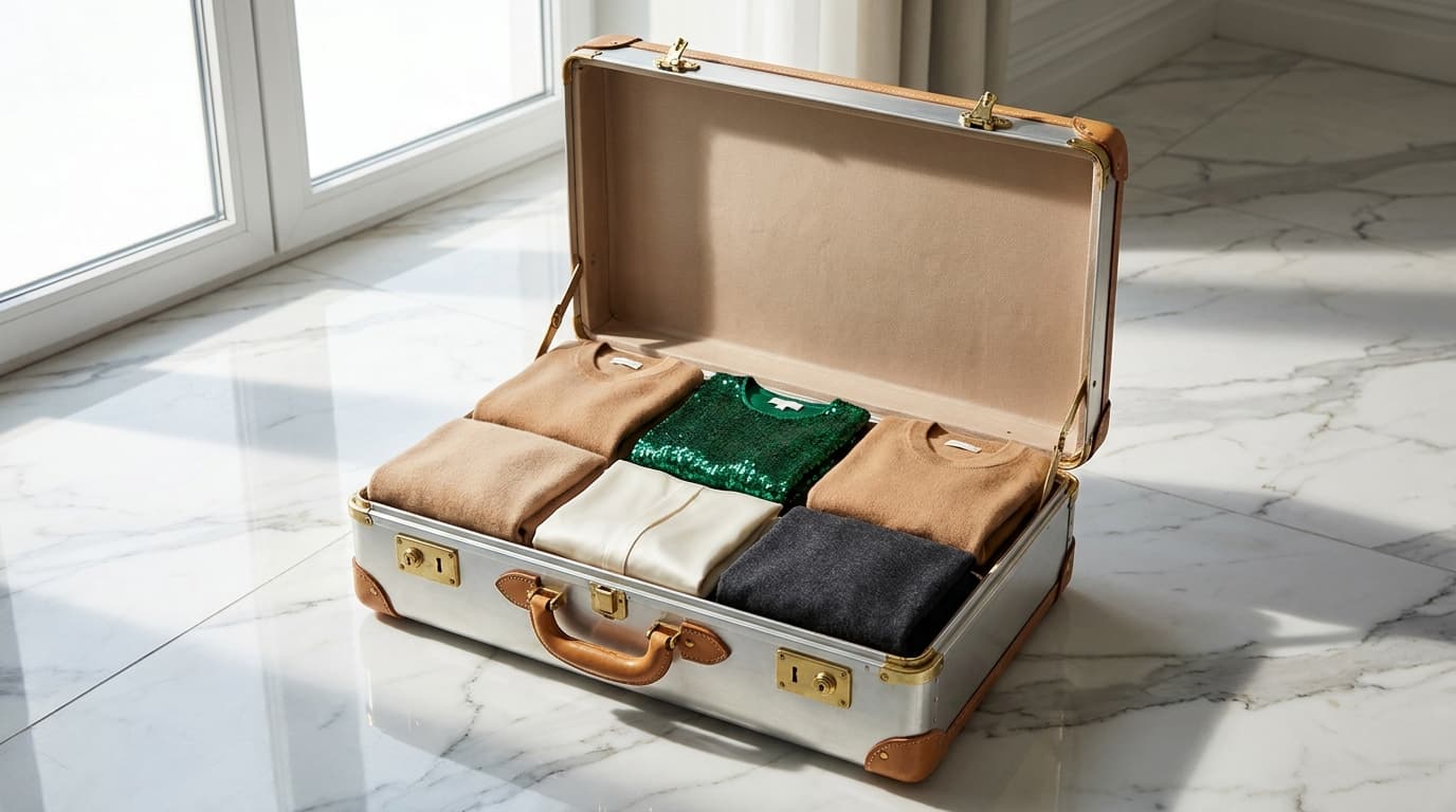 Maleta cápsula: viajar con poco y la regla 80/20