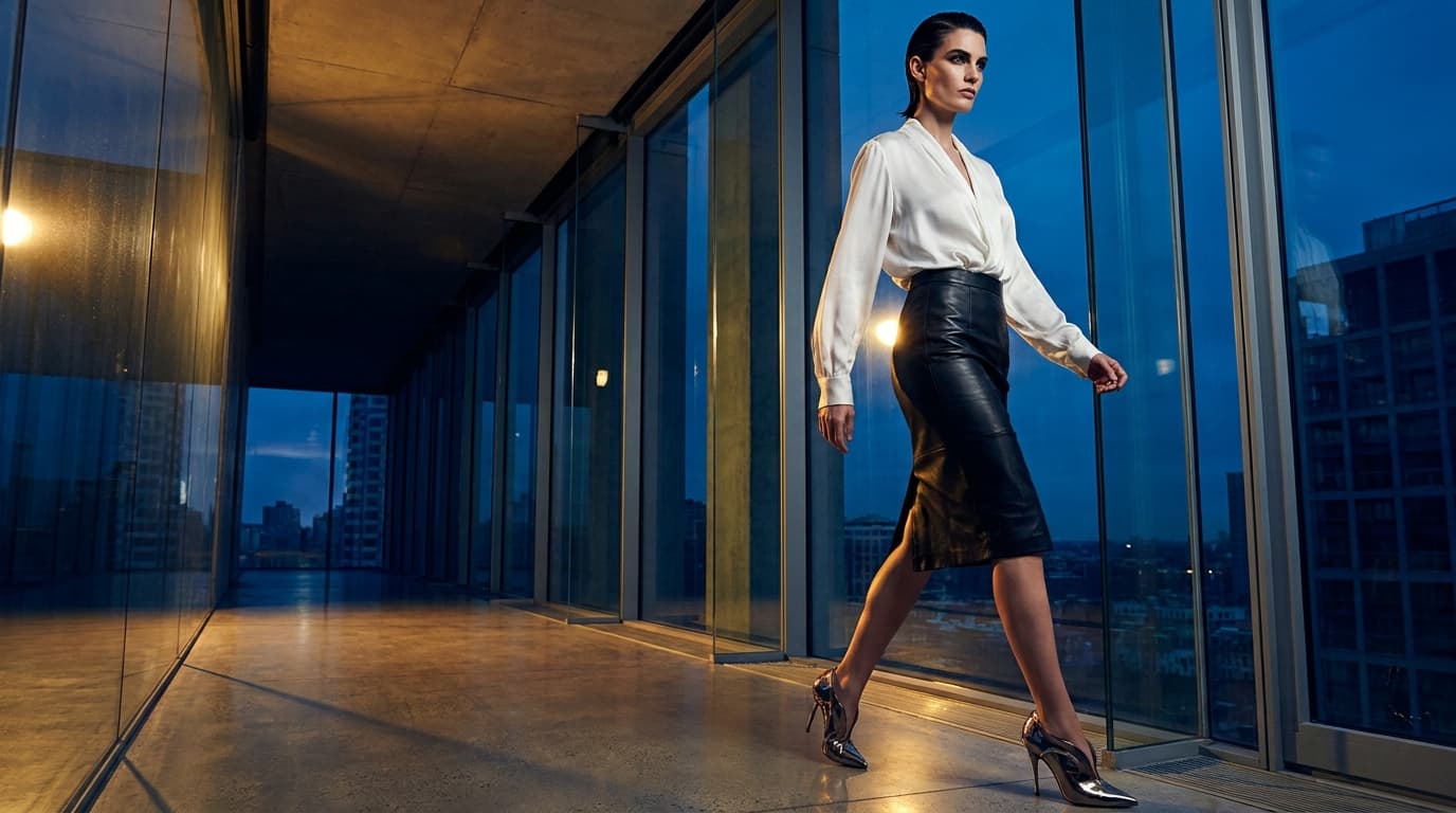 Cómo combinar una falda lápiz: tabla de looks y zapatos