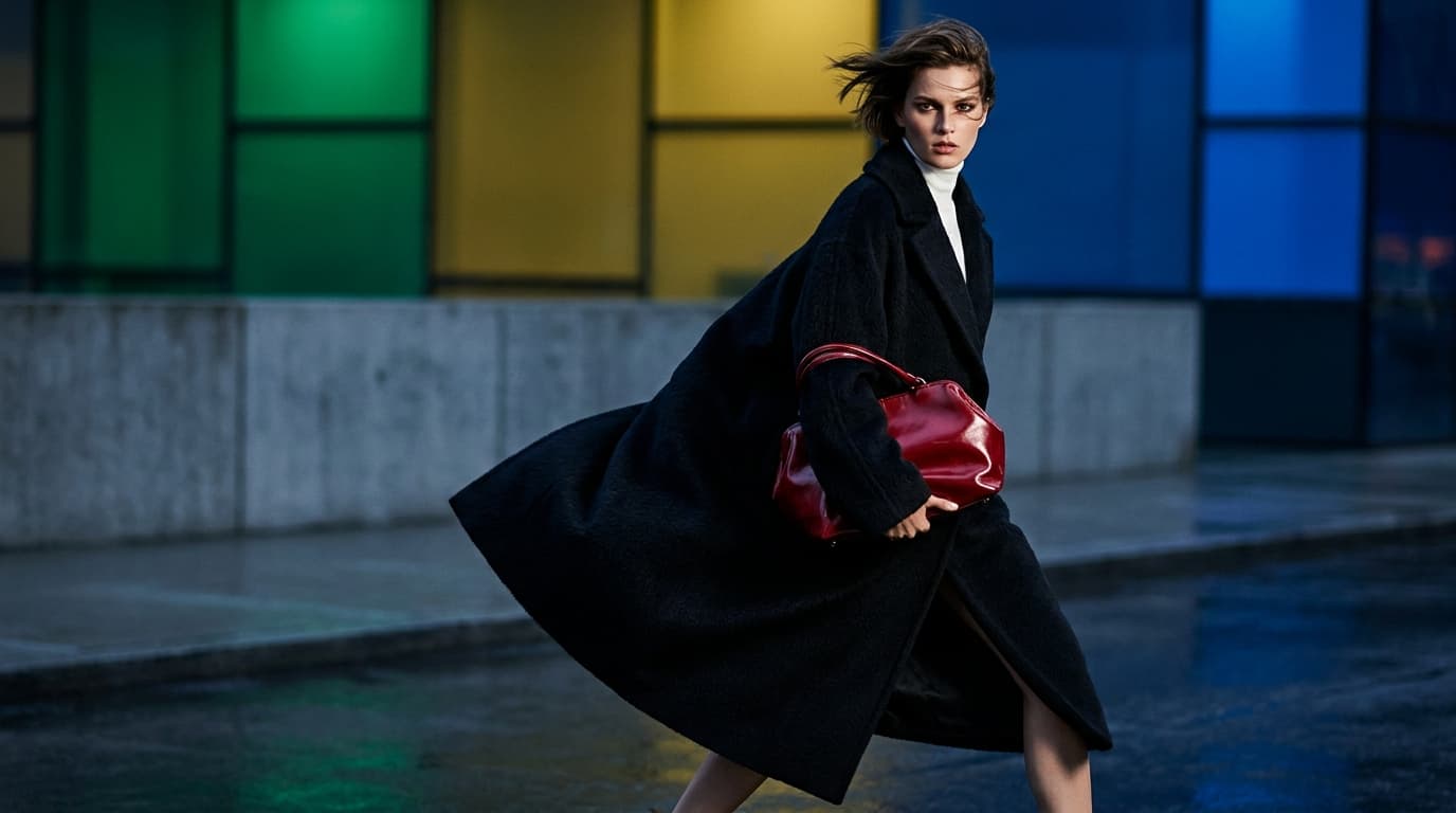 Cómo combinar un abrigo negro: tabla de colores y looks